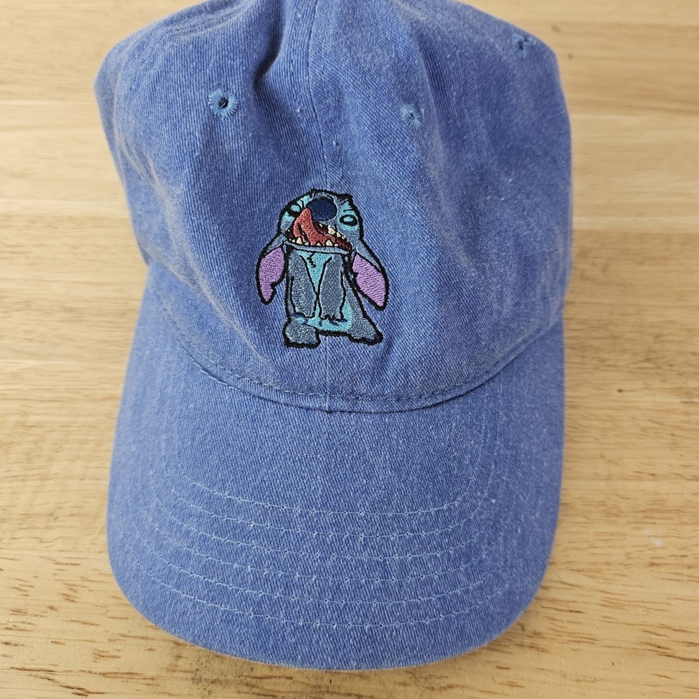 Disney Lilo & Stitch Stay Weird Baseball Cap‎ Unisex Blue One Size Adjustable